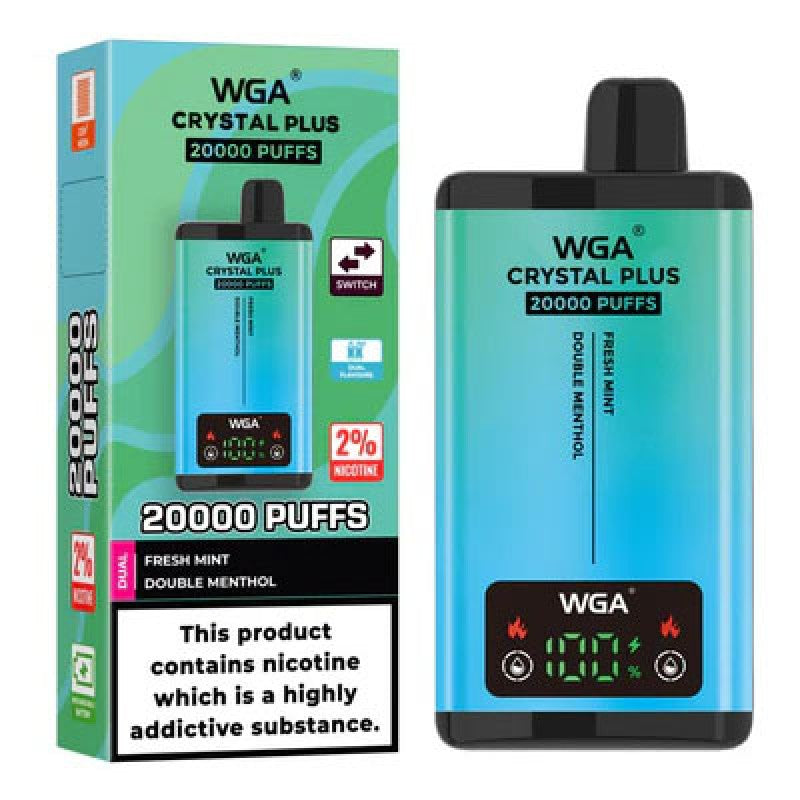 WGA Crystal Plus 20000 Puffs Dual Flavors Disposable Vape