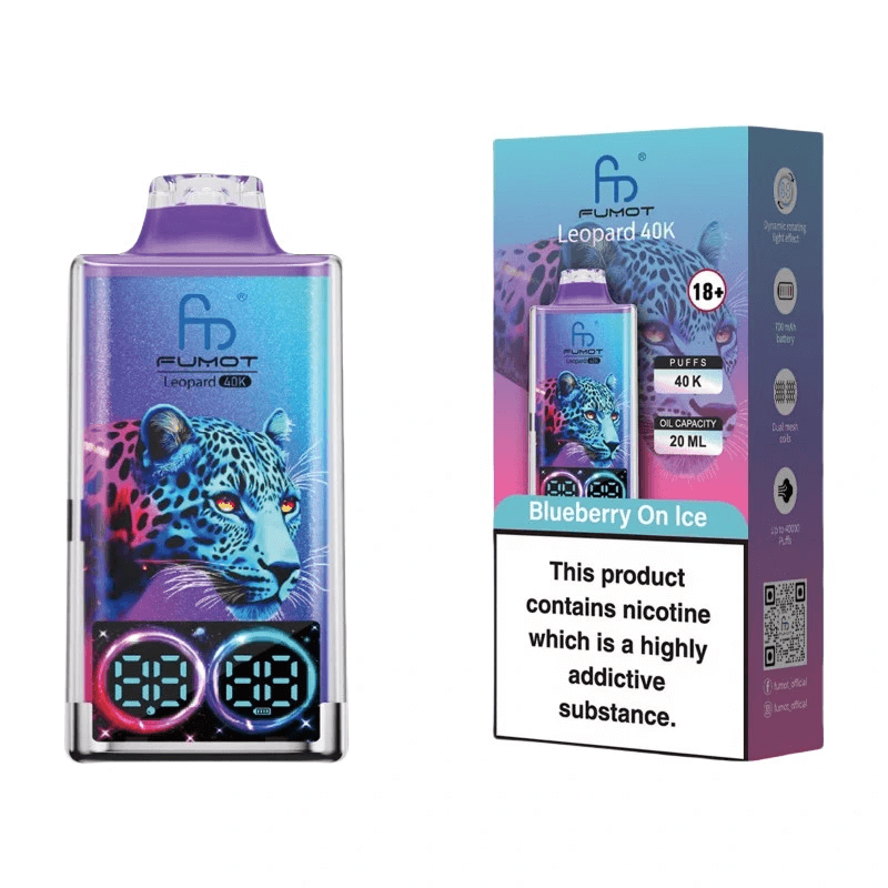 Fumot Leopard 40000 Puffs Disposable Vape 40K E-cigarettes - Vapepenkit Fumot Leopard 40000 Puffs Disposable Vape 40K E-cigarettes - Vapepenkit
