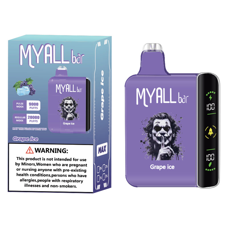 Grape ice MYALL Bar 20000 Puffs Disposable Vape