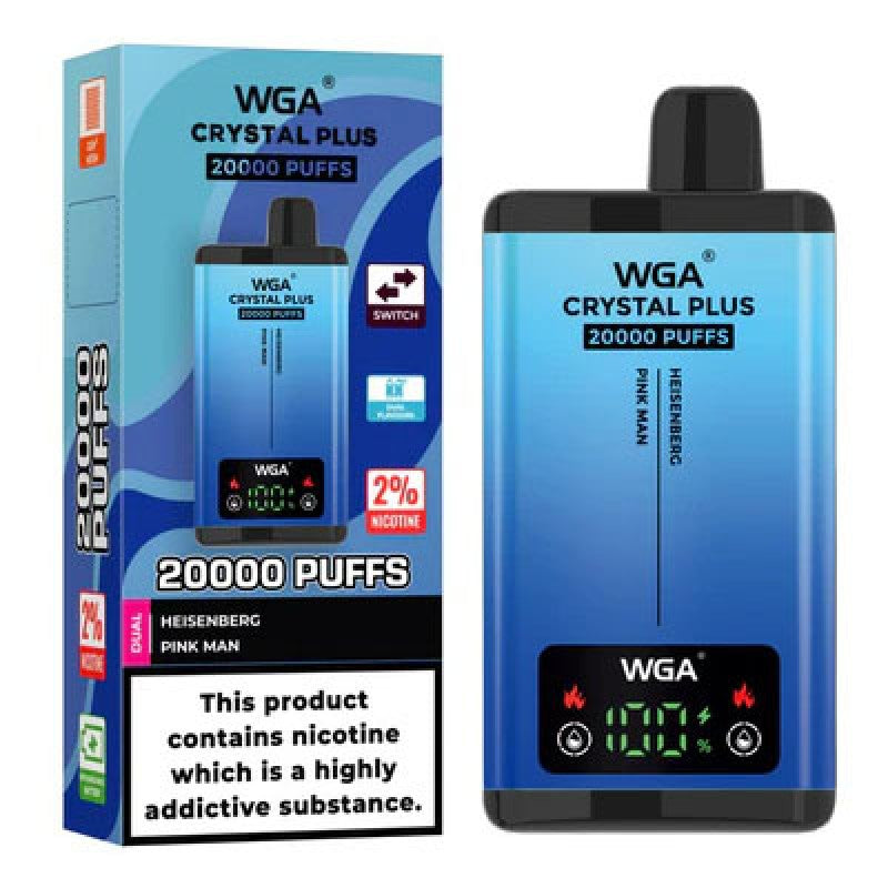 WGA Crystal Plus 20000 Puffs Dual Flavors Disposable Vape