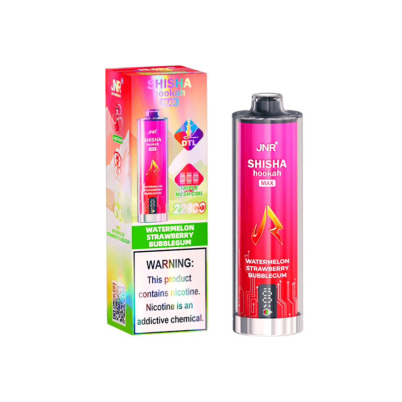 JNR Shisha Hookah Max 22000 Puffs Disposable Vape