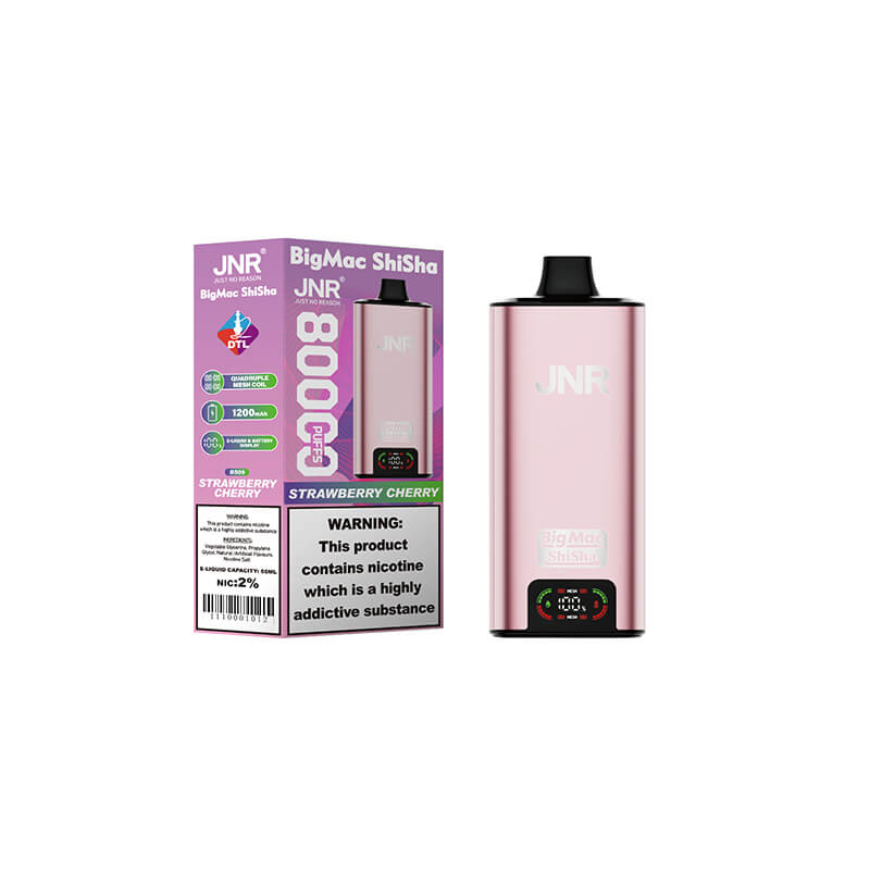 JNR Big Mac Shisha 80000 Puffs DTL Disposable Vape