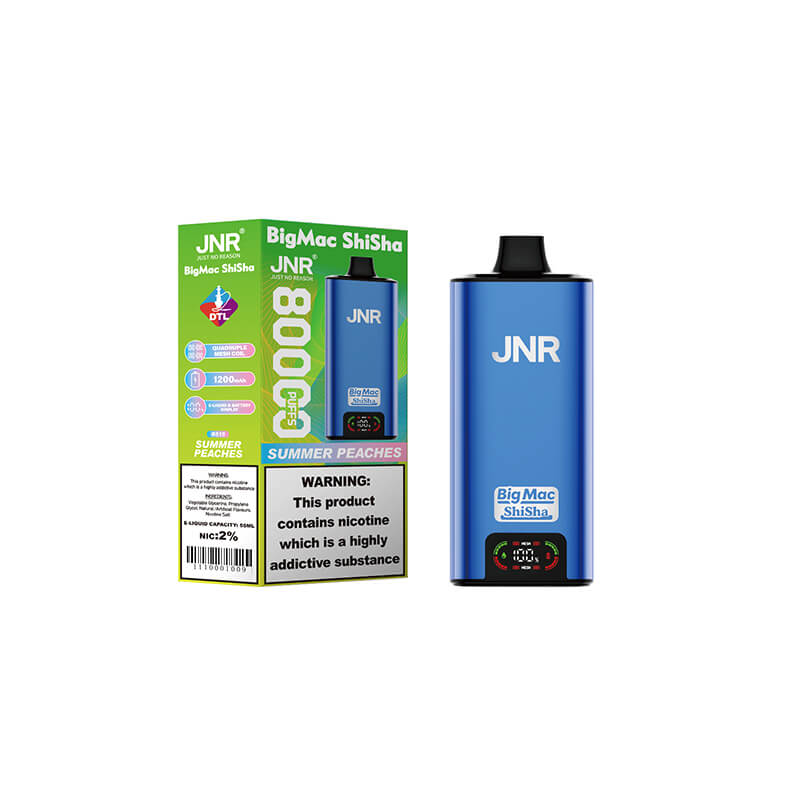 JNR Big Mac Shisha 80000 Puffs DTL Disposable Vape