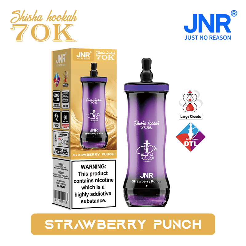 JNR Shisha Hookah 70000 Puffs Disposable Vape