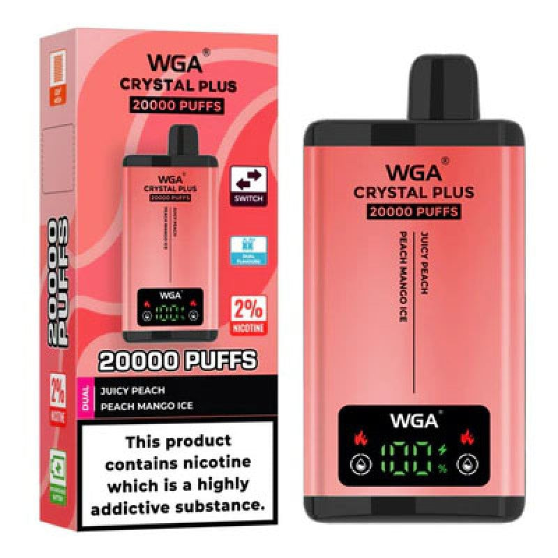 WGA Crystal Plus 20000 Puffs Dual Flavors Disposable Vape