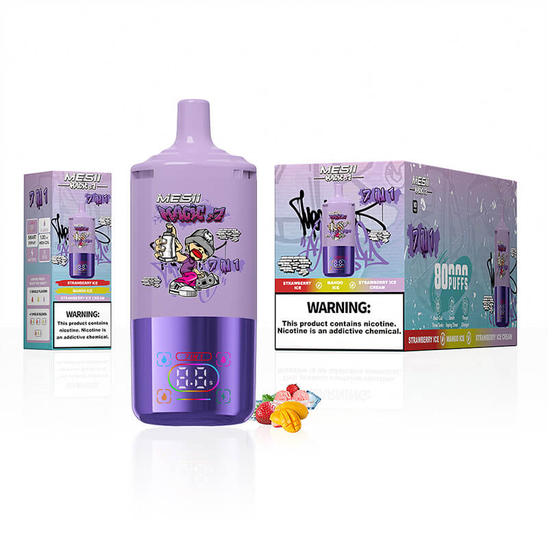 Mesii Magic X7 80000 Puffs 7in1 Flavors Disposable Vape