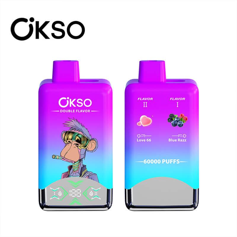 OKSO 60000 Puffs 2in1 Disposable Vape 60K E-cigarettes - Vapepenkit OKSO 60000 Puffs 2in1 Disposable Vape 60K E-cigarettes - Vapepenkit