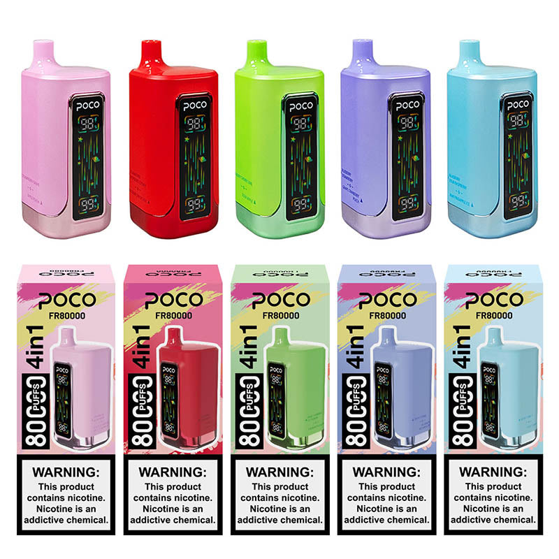 POCO FR 80000 Puffs 4 Flavors Disposable Vape
