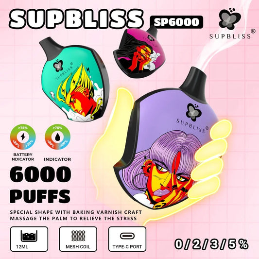 Supbliss  SP 6000 Puffs Disposable Vape