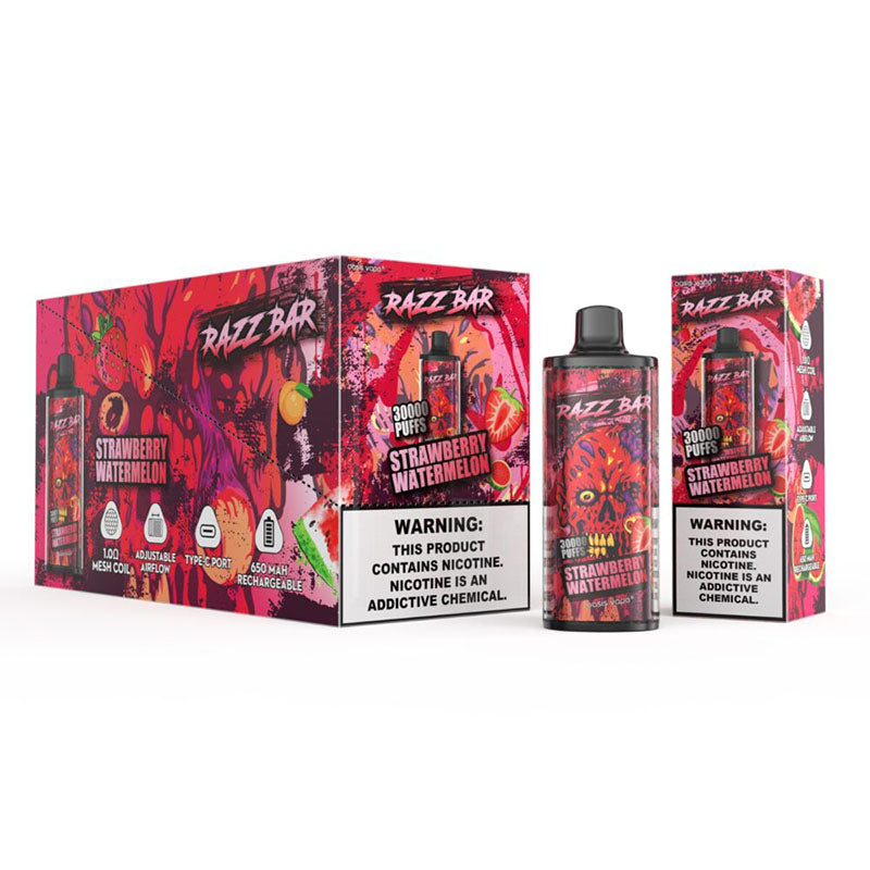 Razz Bar 30000 Puffs Disposable Vape 30K Vape Kit - Vapepenkit Razz Bar 30000 Puffs Disposable Vape 30K Vape Kit - Vapepenkit