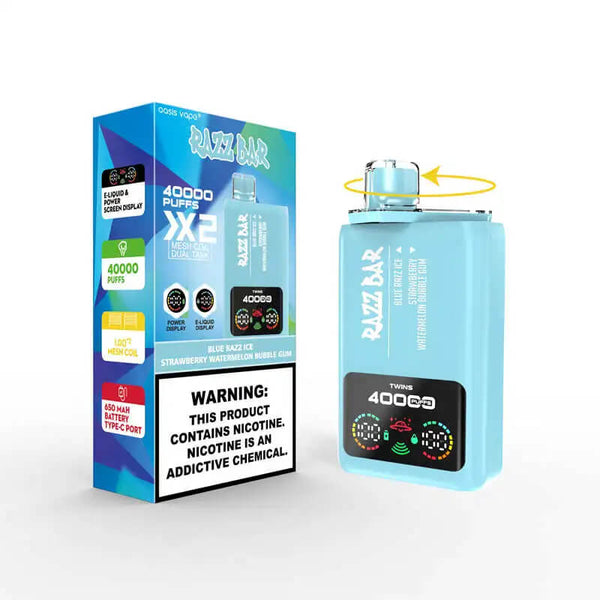 Razzbar Razz Bar 40000 Puffs 2in1 Disposable Vape 40K E-cigarettes - Vapepenkit