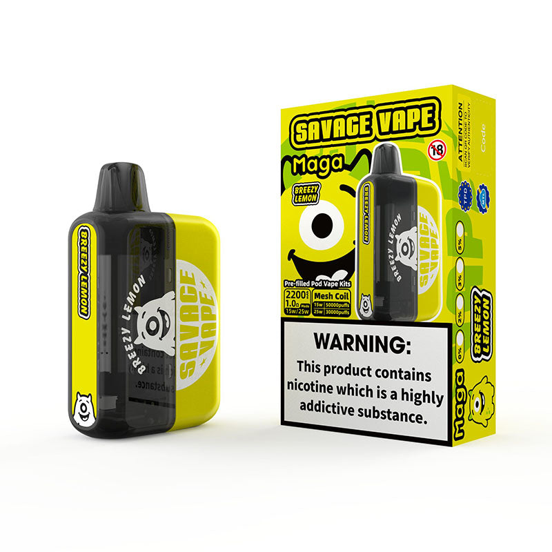 Savage Maga 50000 Puffs Disposable Vape 50K E-cigarettes Vapepenkit Savage Maga 50000 Puffs Disposable Vape 50K E-cigarettes Vapepenkit