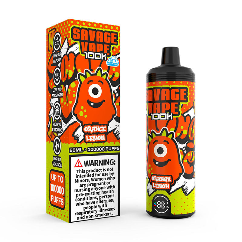 100 000 puff disposable vape Savage 100000 Puffs Disposable Vape 100K MTL E-cigarettes