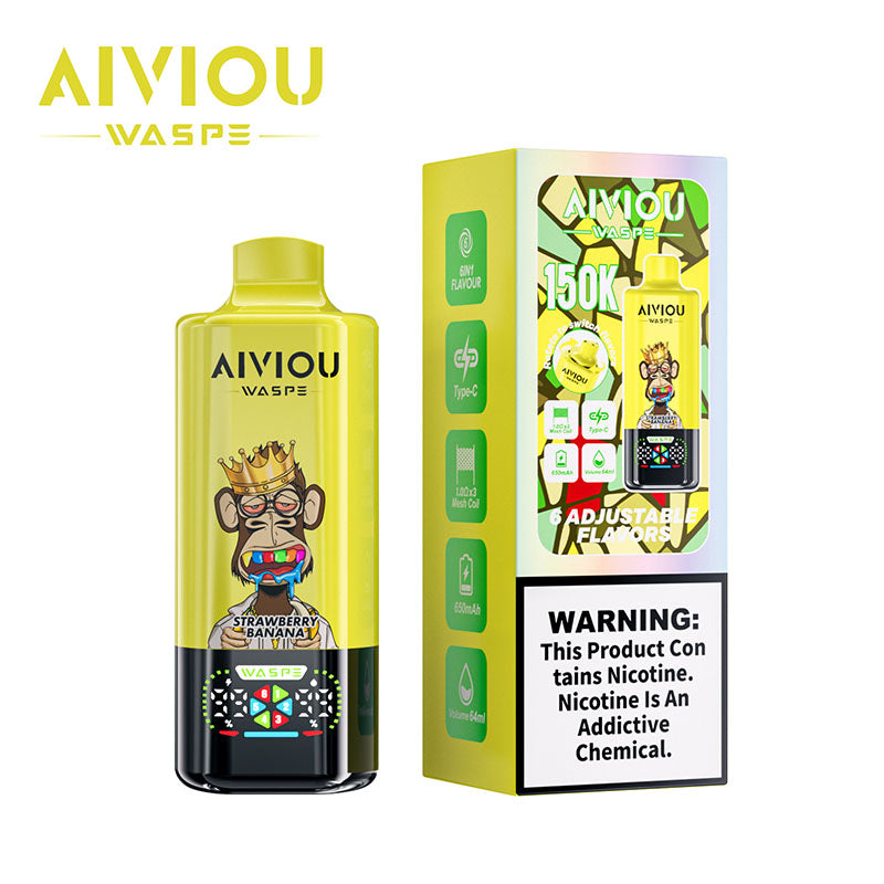 Waspe Aiviou 150000 Puffs 6 Flavors Disposable Vape