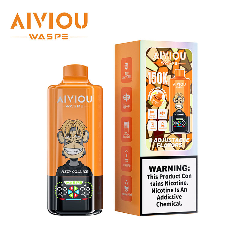 Waspe Aiviou 150000 Puffs 6 Flavors Disposable Vape