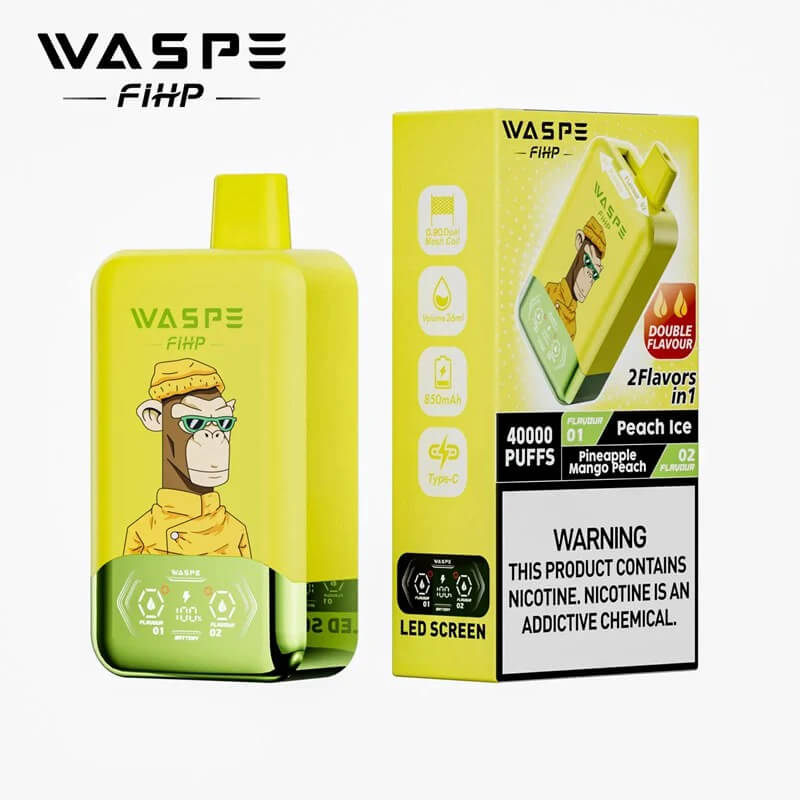WASPE Fihp 40000 Dual Flavors Disposable Vape 40K E-cigarettes