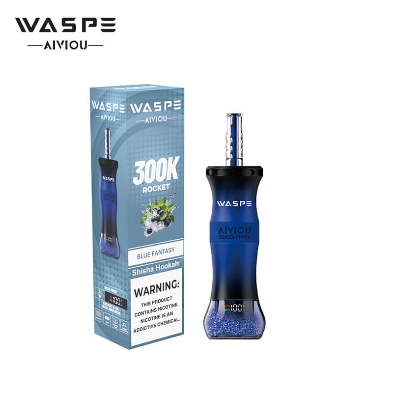 WASPE Shisha Hookah 300000 Puffs Disposable Vape