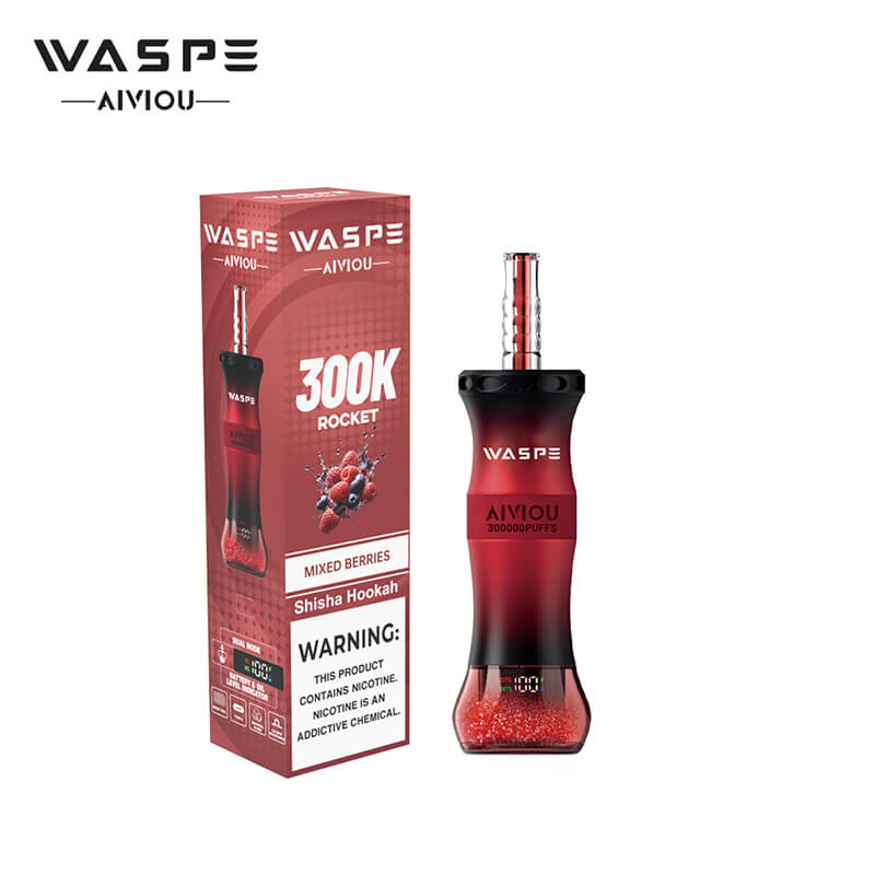 WASPE Shisha Hookah 300000 Puffs Disposable Vape