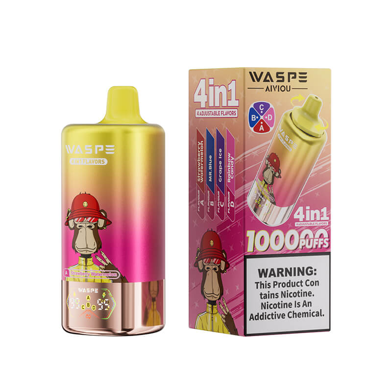 WASPE 100000 4in1 Flavors Disposable Vape 100K E cigarettes Vaping waspe-100000-4in1-flavors-disposable-vape-100k-e-cigarettes-vaping