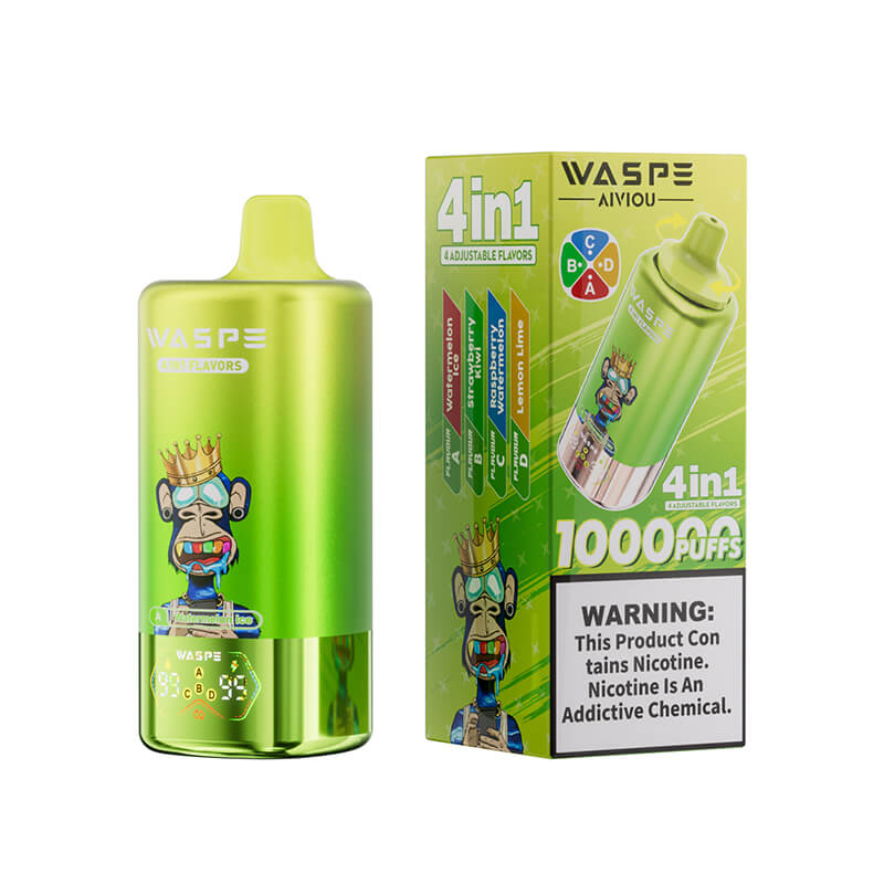 WASPE 100000 4in1 Flavors Disposable Vape 100K E cigarettes Vaping waspe-100000-4in1-flavors-disposable-vape-100k-e-cigarettes-vaping