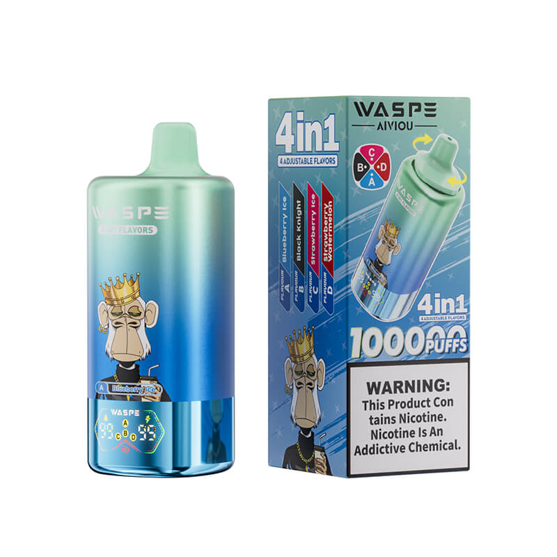 WASPE 100000 4in1 Flavors Disposable Vape 100K E cigarettes Vaping waspe-100000-4in1-flavors-disposable-vape-100k-e-cigarettes-vaping