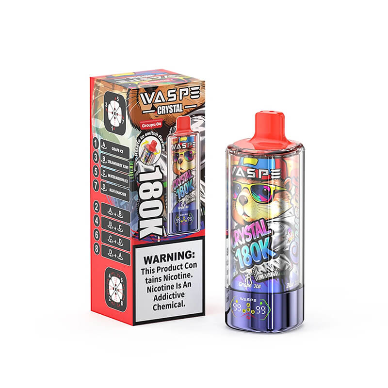 Waspe Crystal 180000 Puffs 8in1 Disposable Vape