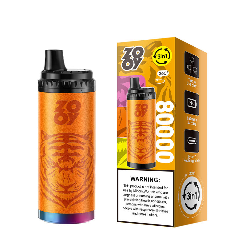 Zooy King 80000 Puffs 3 Flavors Disposable Vape