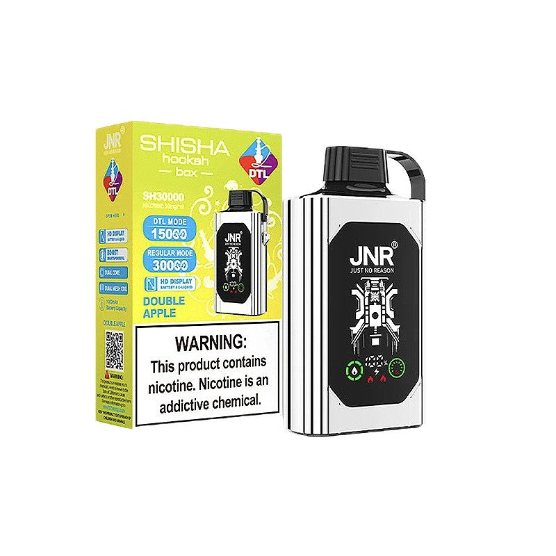 JNR Shisha Hookah Box 30000 Puffs Disposable Vape