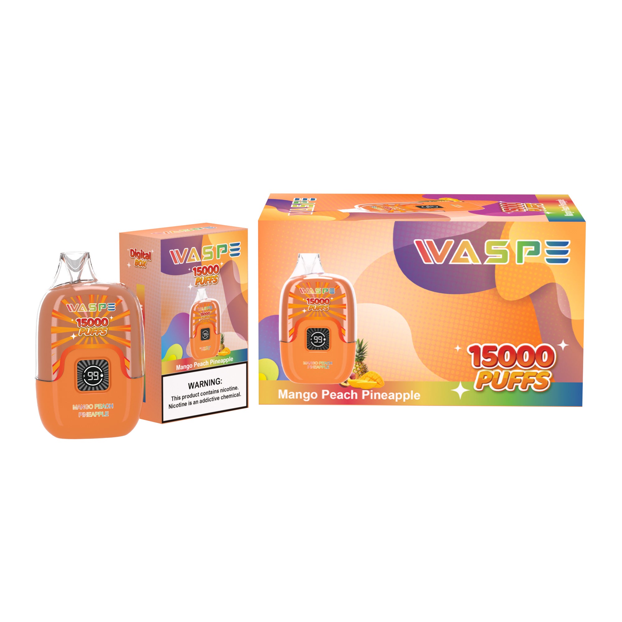 WASPE 15000 Puffs Digital Box Disposable Vape