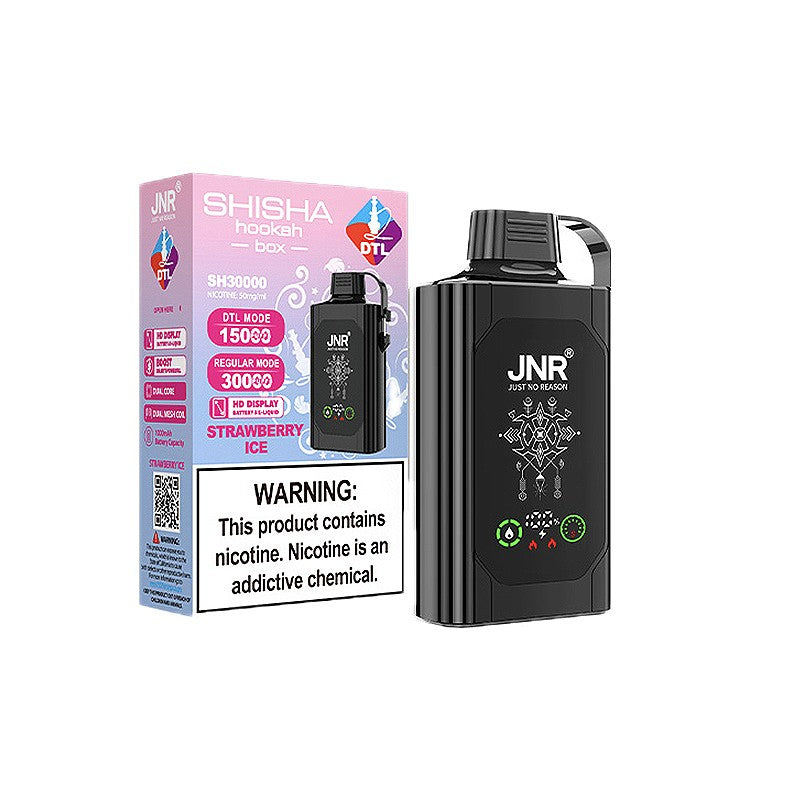 JNR Shisha Hookah Box 30000 Puffs Disposable Vape