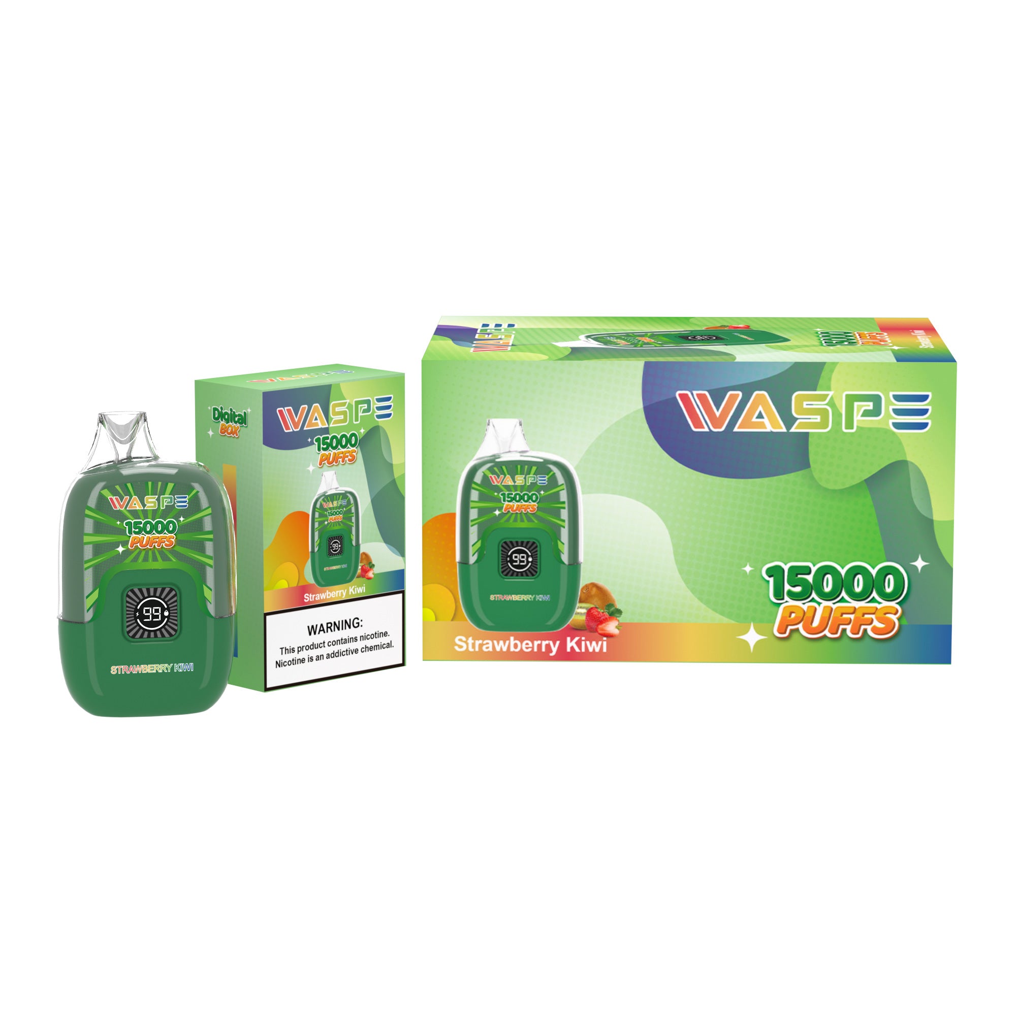 WASPE 15000 Puffs Digital Box Disposable Vape