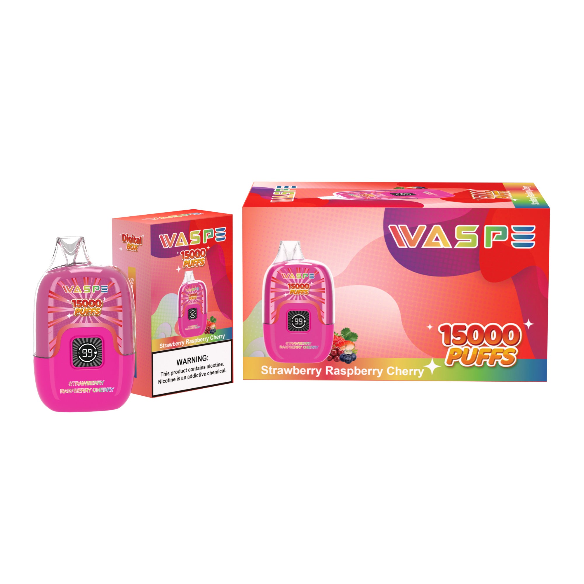 WASPE 15000 Puffs Digital Box Disposable Vape