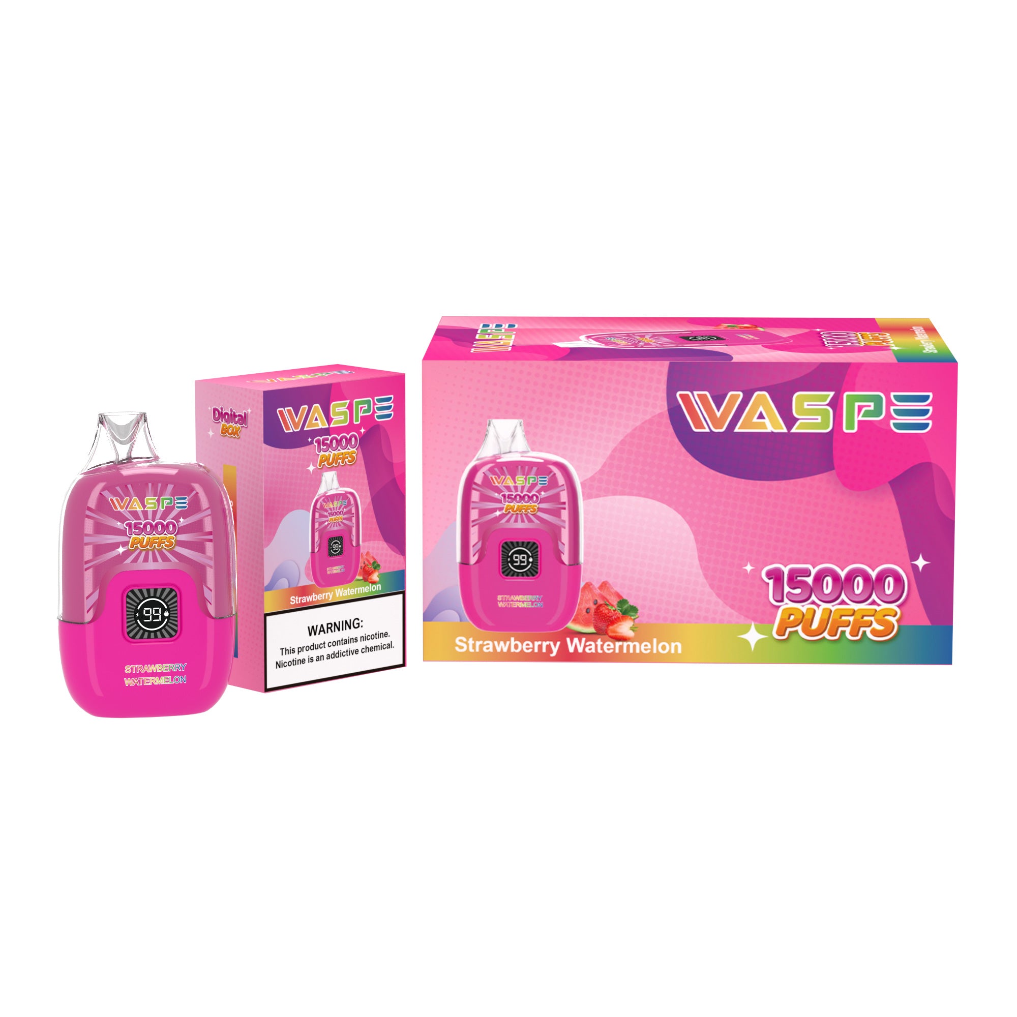 WASPE 15000 Puffs Digital Box Disposable Vape