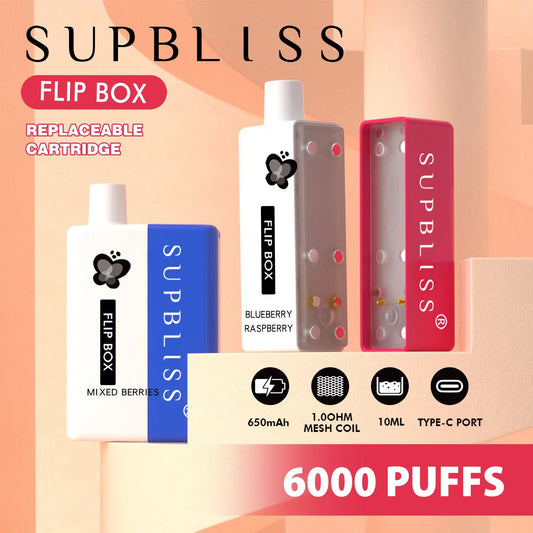 Supbliss  Flip Box 6000 Puffs Disposable Vape
